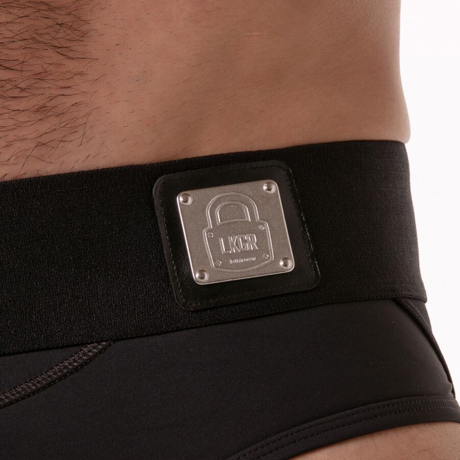 LOCKER GEAR - WIDE WAISTBAND JOCK BRIEF NEGRO XL - Imagen 4