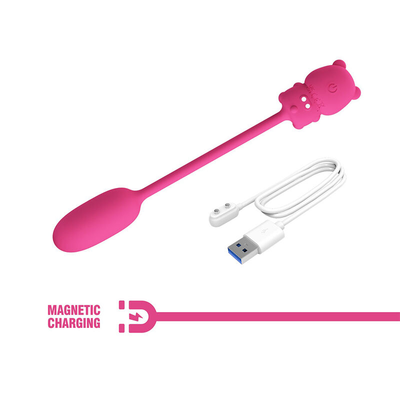 PRETTY LOVE - OLSON HUEVO VIBRADOR CON MANDO POR CABLE RECARGABLE ROSA - Imagen 10