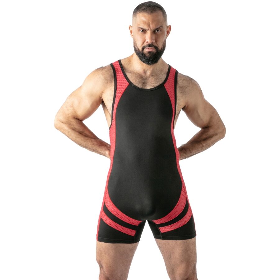 LOCKER GEAR - MONO OPEN ACCESS SINGLET ROJO S - Imagen 3