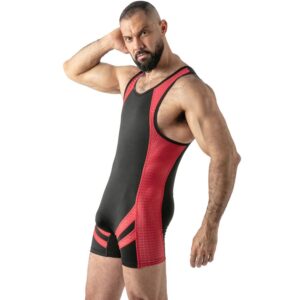 LOCKER GEAR - MONO OPEN ACCESS SINGLET ROJO S