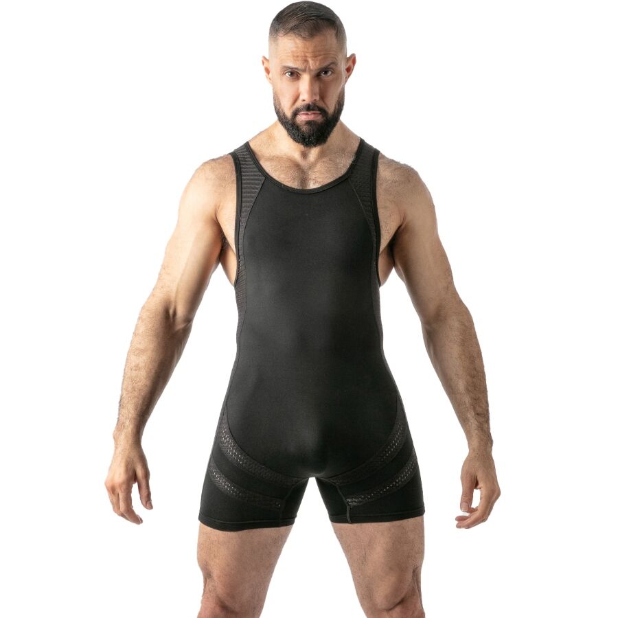 LOCKER GEAR - MONO OPEN ACCESS SINGLET NEGRO S - Imagen 3