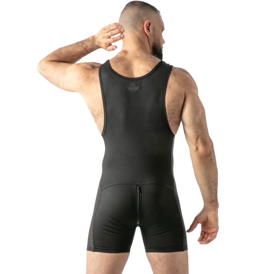 LOCKER GEAR - MONO OPEN ACCESS SINGLET NEGRO M - Imagen 4
