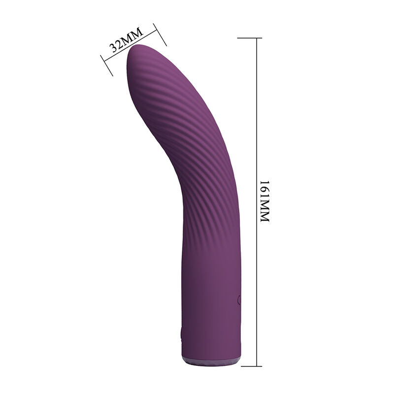 PRETTY LOVE - KISSELL VIBRADOR RECARGABLE 10 FUNCIONES MORADO - Imagen 8