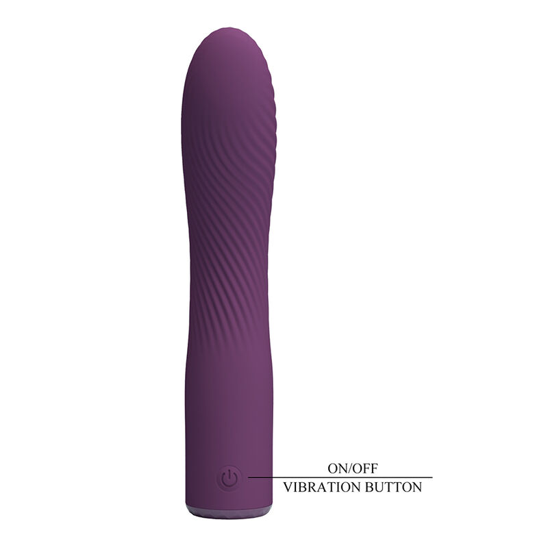 PRETTY LOVE - KISSELL VIBRADOR RECARGABLE 10 FUNCIONES MORADO - Imagen 6