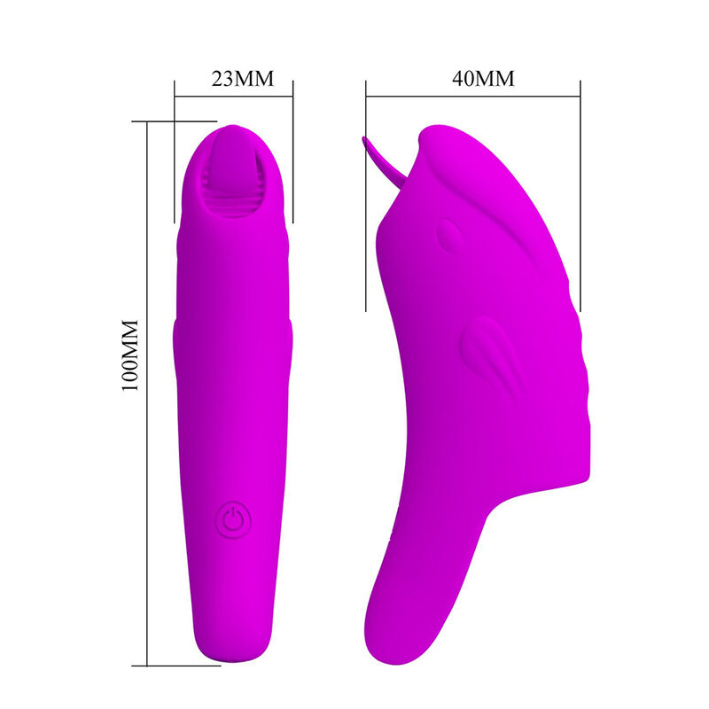 PRETTY LOVE - PETERSON HONEY FINGER VIBRADOR DE DEDO RECARGABLE MORADO - Imagen 12