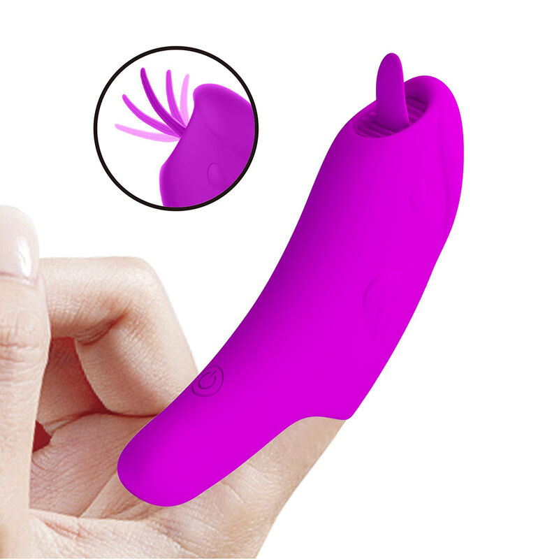 PRETTY LOVE - PETERSON HONEY FINGER VIBRADOR DE DEDO RECARGABLE MORADO - Imagen 10