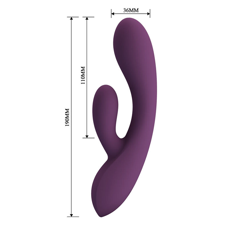 PRETTY LOVE - ROSOLYN VIBRADOR RABBIT RECARGABLE 10 FUNCIONES - Imagen 10