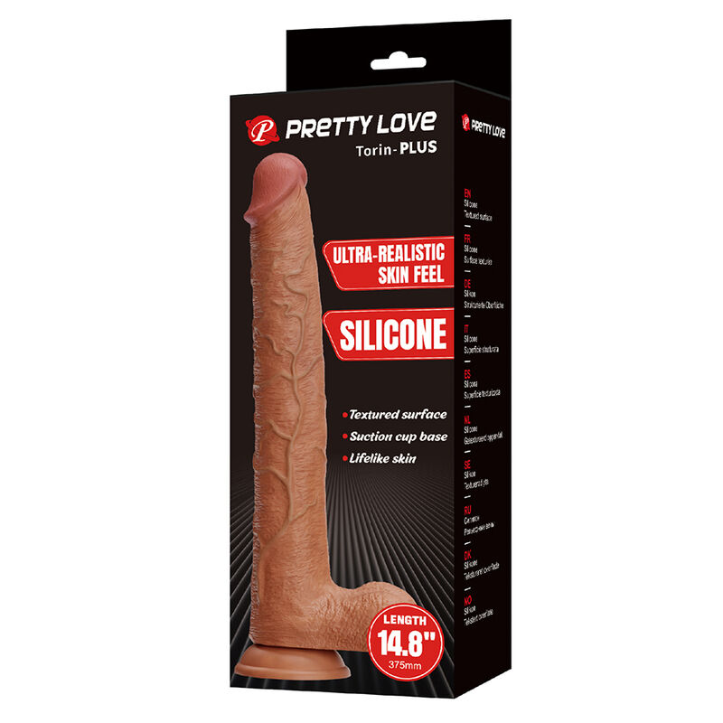 PRETTY LOVE - TERIN PLUS DILDO REALÍSTICO CON VENTOSA 37,6 CM Ø 5,5 CM - Imagen 9