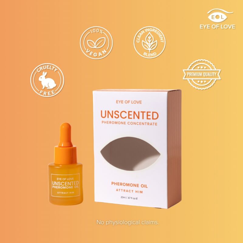 EYE OF LOVE - ACEITE PERFUMADO CON FEROMONAS PARA MUJER SIN FRAGANCIA 20 ML - Imagen 5