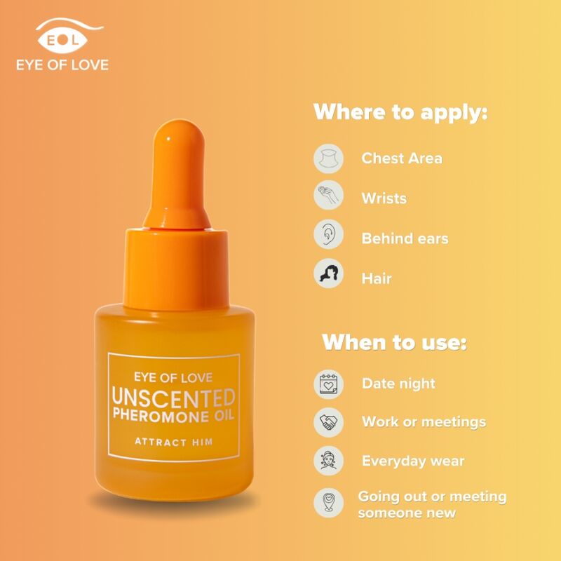 EYE OF LOVE - ACEITE PERFUMADO CON FEROMONAS PARA MUJER SIN FRAGANCIA 20 ML - Imagen 4