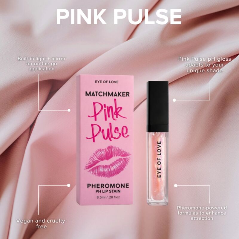 EYE OF LOVE - MATCHMAKER PINK PULSE TINTE LABIAL PH CON FEROMONAS 8,5 ML - Imagen 9