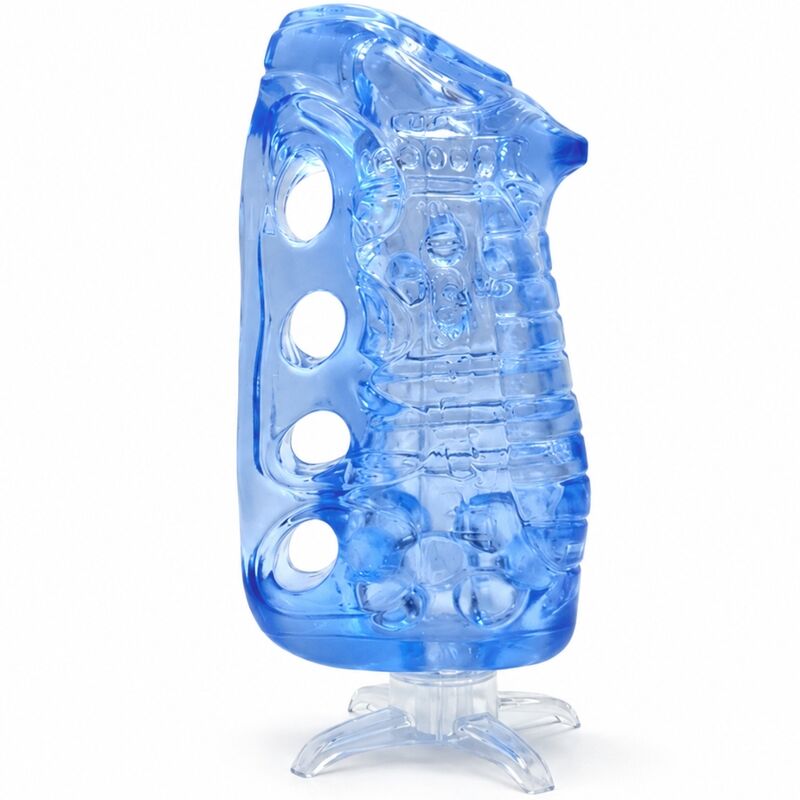 FLESHLIGHT – FLESHSKINS GRIP BLUE ICE MASTURBADOR MANUAL AZUL - Imagen 3