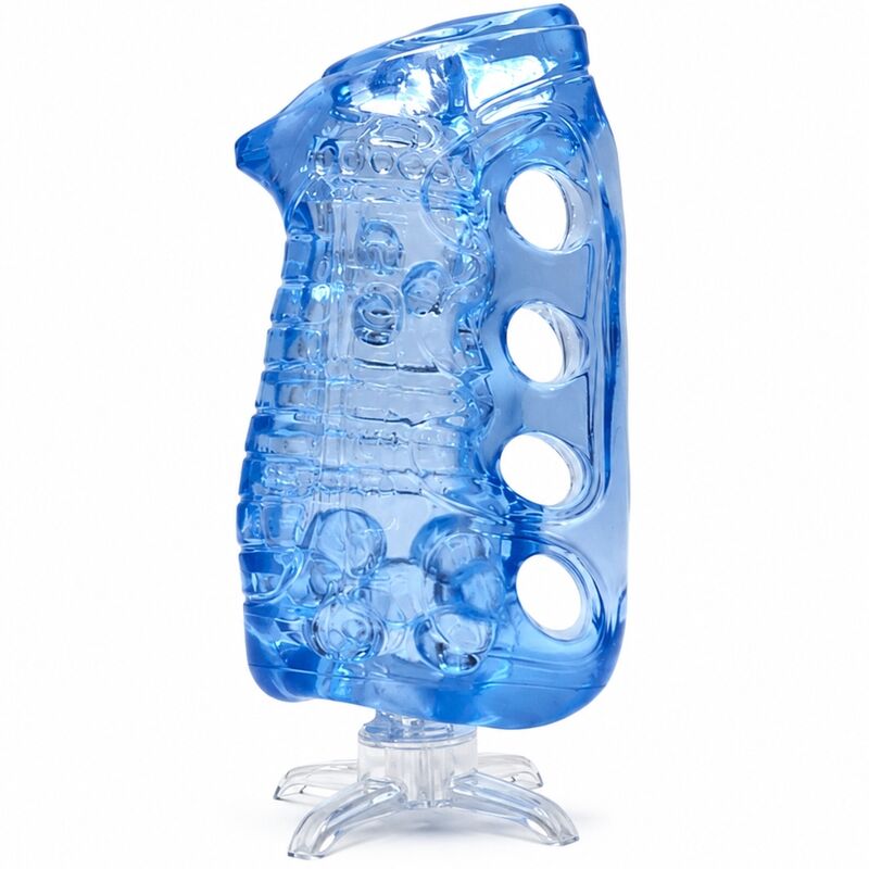 FLESHLIGHT – FLESHSKINS GRIP BLUE ICE MASTURBADOR MANUAL AZUL - Imagen 2
