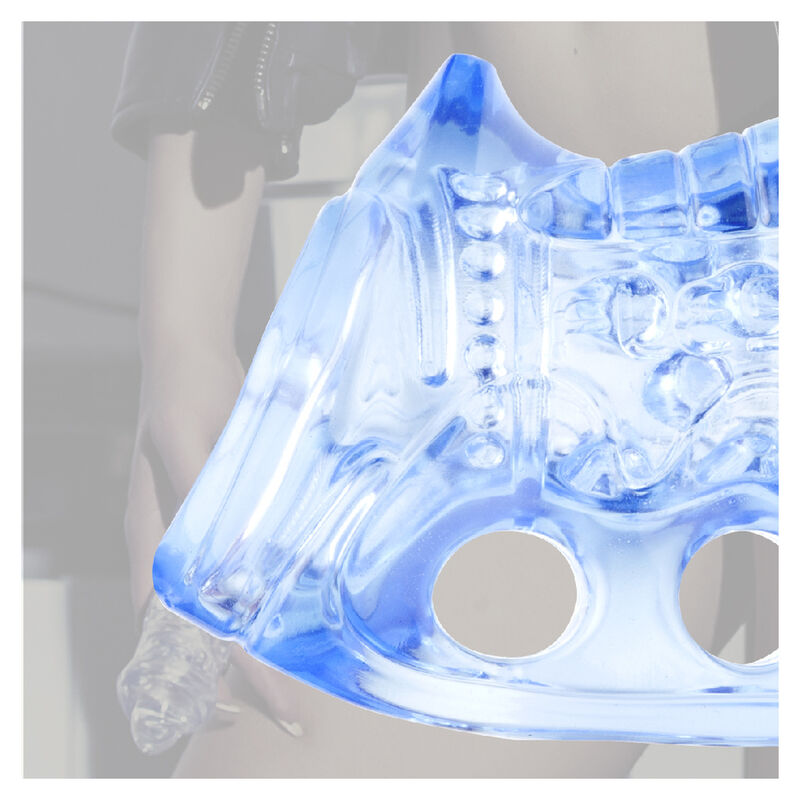 FLESHLIGHT – FLESHSKINS GRIP BLUE ICE MASTURBADOR MANUAL AZUL - Imagen 8