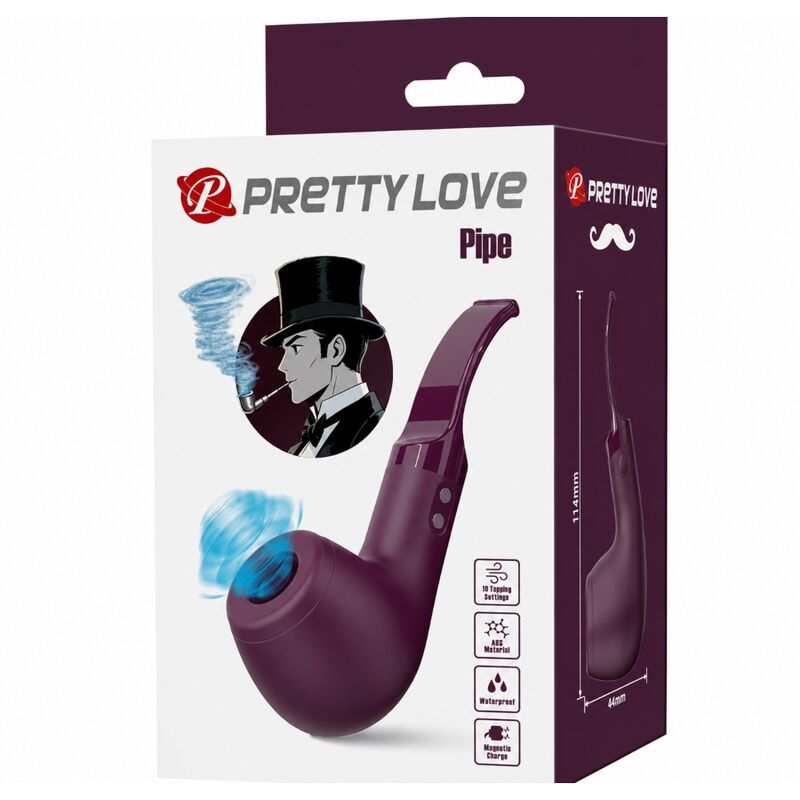 PRETTY LOVE - PIPE ESTIMULADOR CON 10 MODOS DE GOLPETEO MORADO - Imagen 10