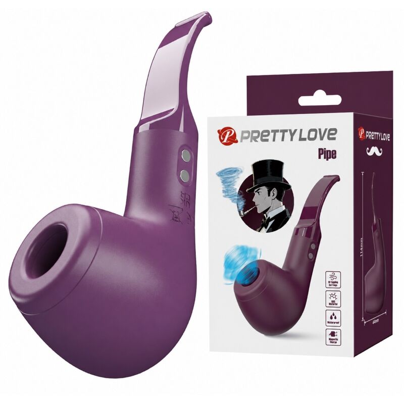 PRETTY LOVE - PIPE ESTIMULADOR CON 10 MODOS DE GOLPETEO MORADO - Imagen 2