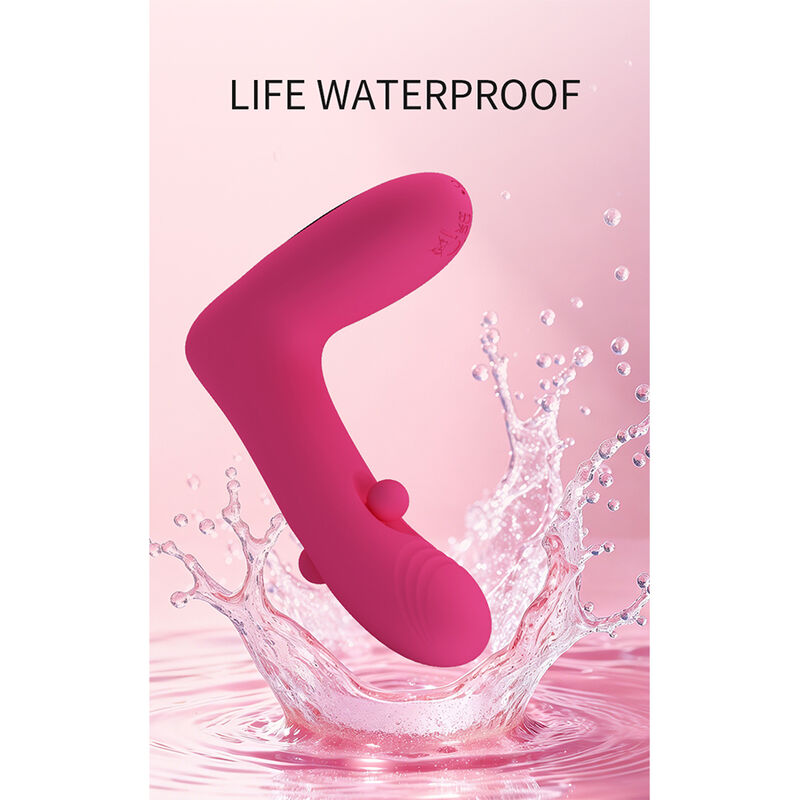 PRETTY LOVE - DUDEN VIBRADOR DE SILICONA RECARGABLE 12 MODOS DE VIBRACIÓN Y 3 MODOS DE BALANCEO ROSA - Imagen 11