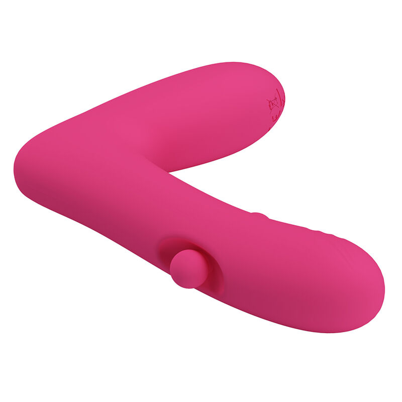 PRETTY LOVE - DUDEN VIBRADOR DE SILICONA RECARGABLE 12 MODOS DE VIBRACIÓN Y 3 MODOS DE BALANCEO ROSA - Imagen 5