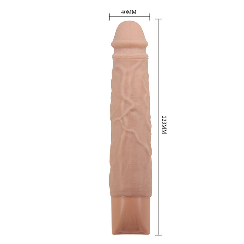 PRETTY LOVE - KESSLER DILDO VIBRADOR REALISTA 10 MODOS DE VIBRACIÓN Y 10 DE EMPUJE 22 CM NATURAL - Imagen 9