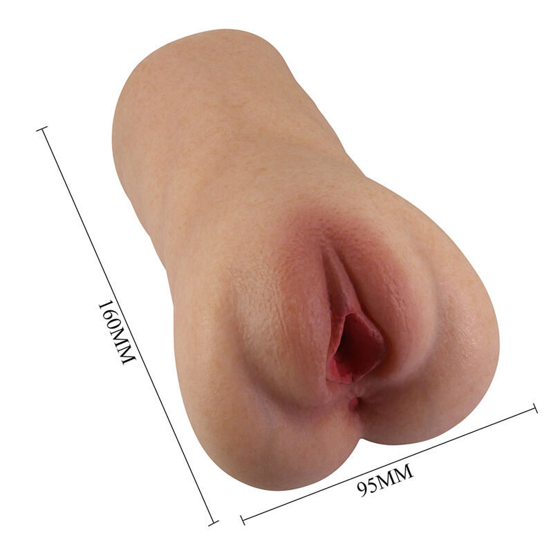 PRETTY LOVE - OTTILIE MASTURBADOR VAGINA REALISTA DE SILICONA COMPACTO NATURAL - Imagen 6