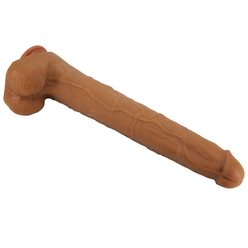 PRETTY LOVE - VIGGO DILDO REALISTA TACTO SUAVE CON PIEL DESLIZANTE 36,5 CM MARRÓN - Imagen 9