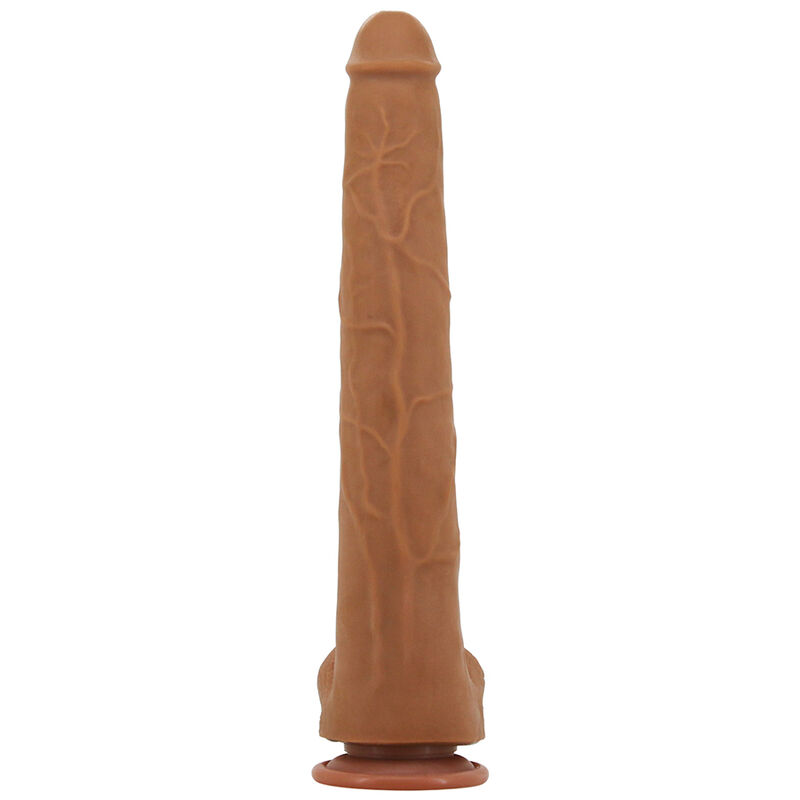 PRETTY LOVE - VIGGO DILDO REALISTA TACTO SUAVE CON PIEL DESLIZANTE 36,5 CM MARRÓN - Imagen 3