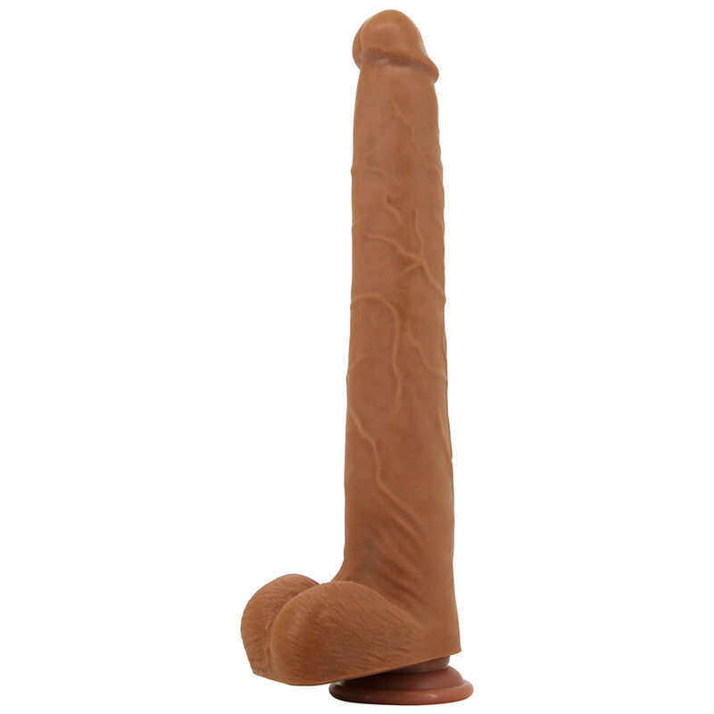 PRETTY LOVE - VIGGO DILDO REALISTA TACTO SUAVE CON PIEL DESLIZANTE 36,5 CM MARRÓN - Imagen 5