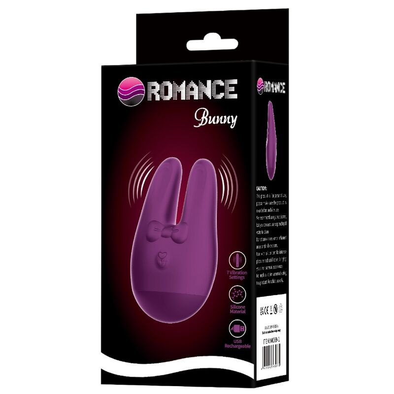 ROMANCE - BUNNY ESTIMULADOR EXTERNO 7 MODOS DE VIBRACIÓN - Imagen 9