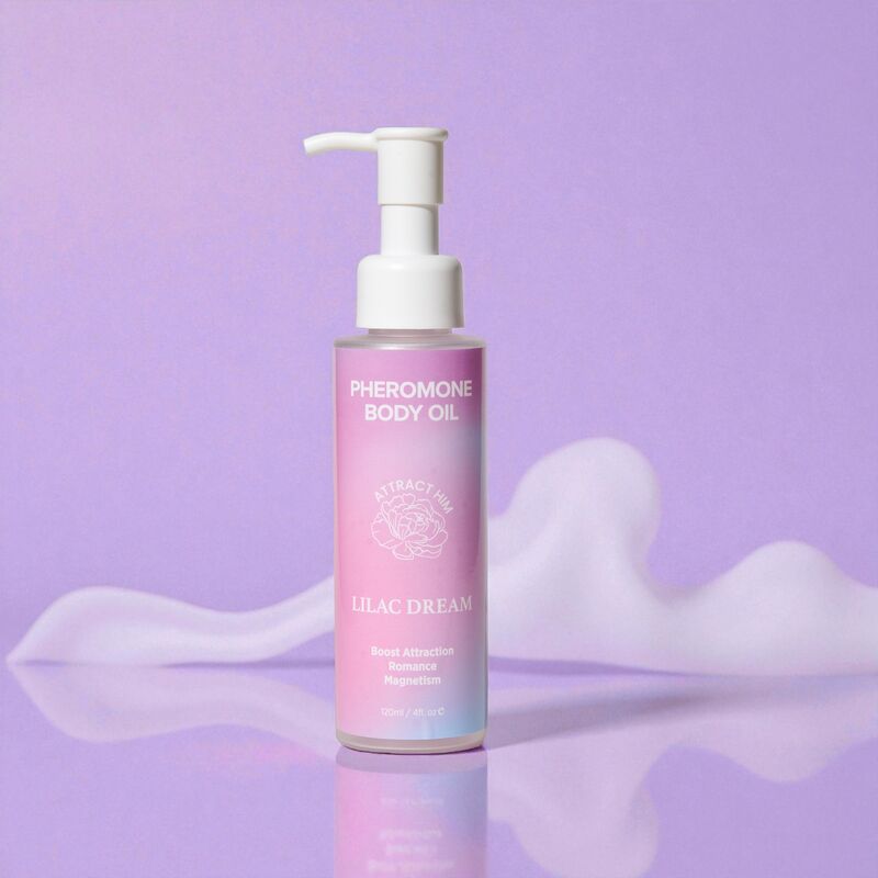EYE OF LOVE - BLOOM ACEITE CORPORAL CON FEROMONAS LILAC DREAM 120 ML - Imagen 3